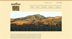 Desktop Screenshot of loxtonwines.com